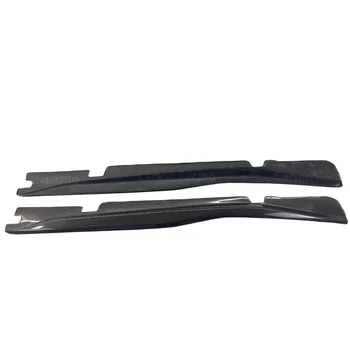Forge Carbon Fiber Cover Accessories 2pcs Gloss Black Wet Carbon Fiber Side Skirts for Chevy Corvette C7 Body Parts