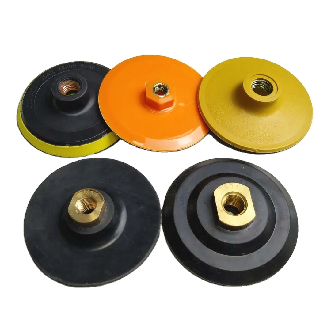 1pc Rubber Backer Pad Hook and Loop Backing Pad for Angle Grinder Polishing Pads 