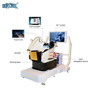 9d Arcade Machine Virtual Reality Games Racing Car Driving 3 Dof 42'' Screen Dynamic Vr Racing Simulator
