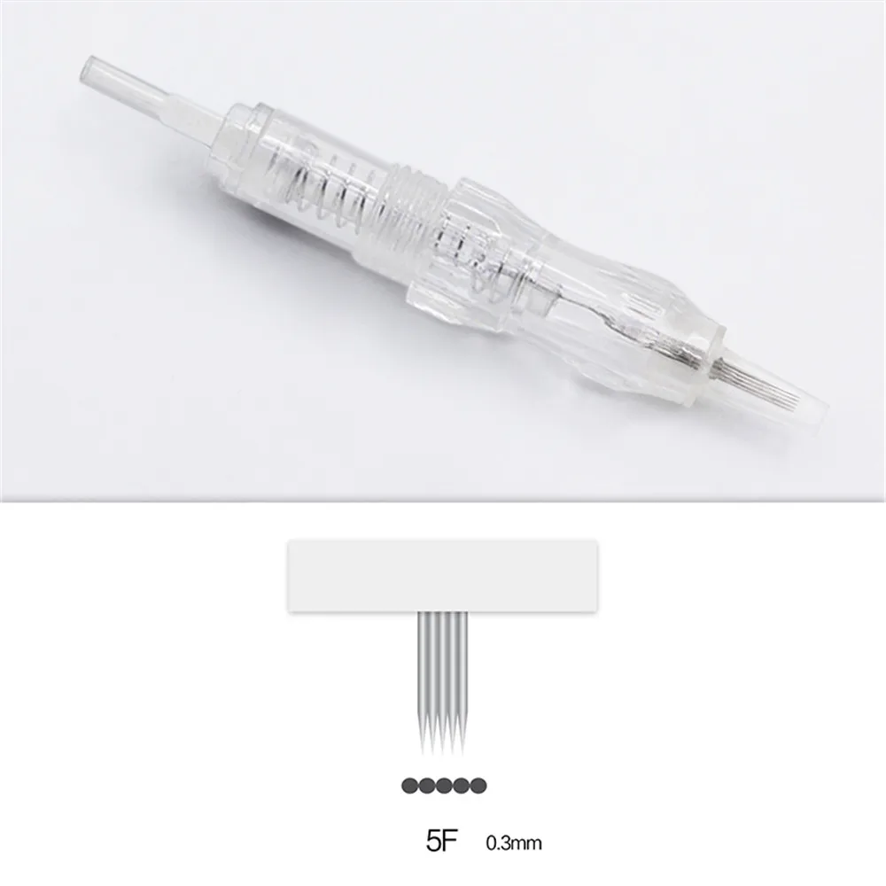 Popular Professional BMX Cartridge Needles Biomaser Screw Eyebrow Ez Tattoo Needle Cartridges