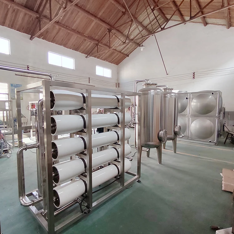 Высокое качество очищенной питьевой воды при помощи обратного осмоса завод цена