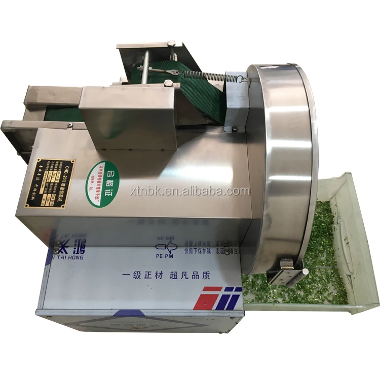 High Quality Dicing Machine Adjustable Thickness Automatic Parsley Vegetable Cutting Machine Leaf Stem Lettuce Vegetable Cutting - Image 4