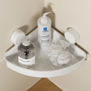 Plastic Triangle Commodity Shelf Standing Bathroom Rack  for Living Room Bathroom Use OEM ODM Design