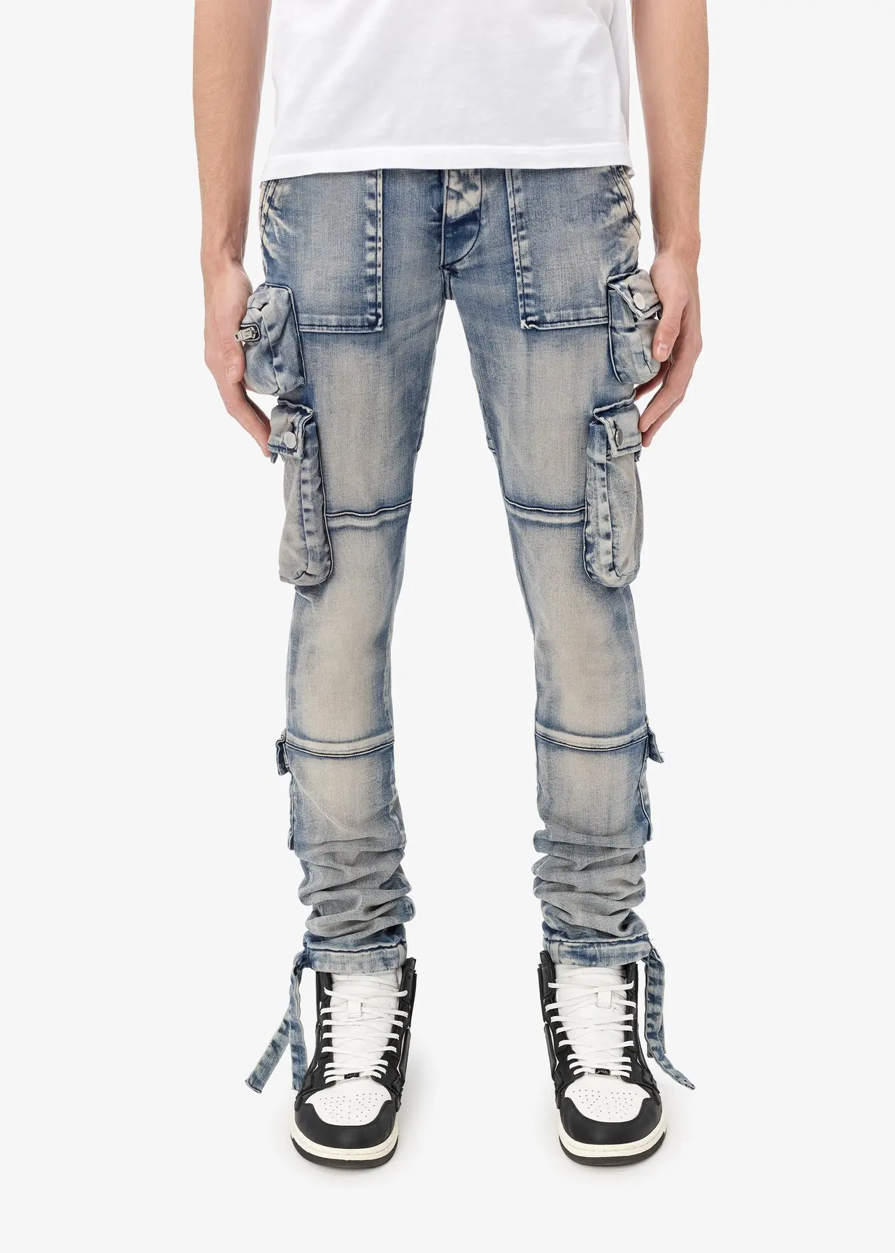 Los hombres de camuflaje pantalones vaqueros de estilo carrito pantalones  militares pantalones slim multi-bolsillo de pantalones de carga hiphop  lápiz pantalones vaqueros del lápiz pantalones ¡En oferta! - Ropa para  hombre \\