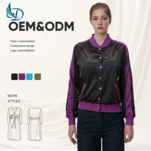 Women's Long Sleeved Autumn Jacket, Solid Color Pattern