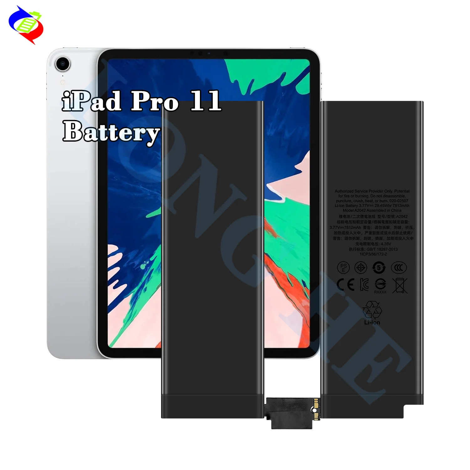 Replacement Lithium Battery for Apple iPad Pro 11 (2018) A2042