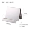 A single-layer Silver wallet rack