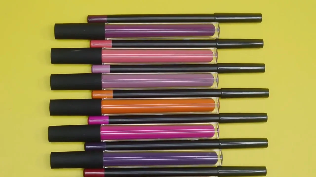 21 Colors Lip Liner Pencil Matte Waterproof Long Lasting Lipstick Pen