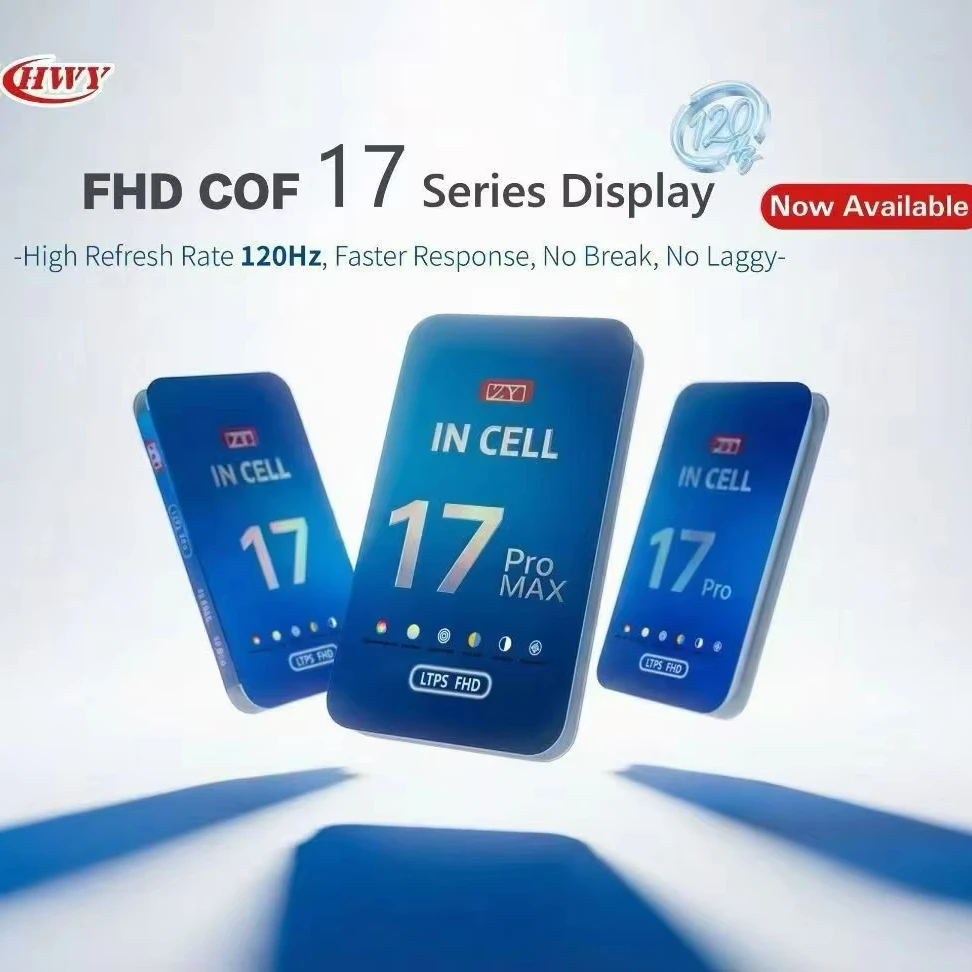 ZY FHD COF LCD Display Screen for 17 Pro 120Hz High Refresh Touch