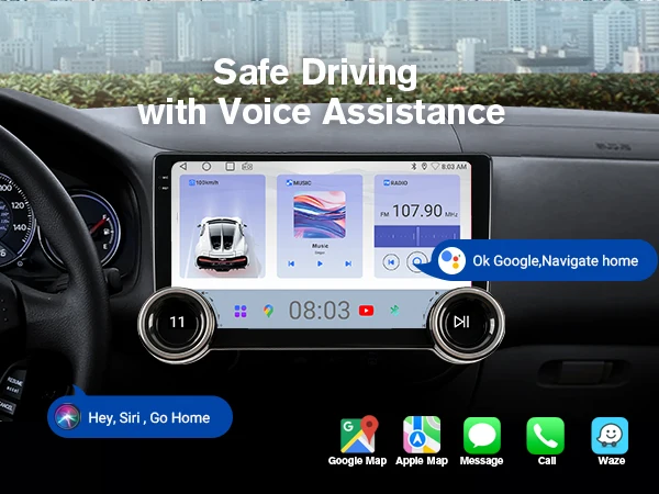 Android Autoradio Mit Kabellosem Apple Carplay Und Gps Navigation_voghion.com