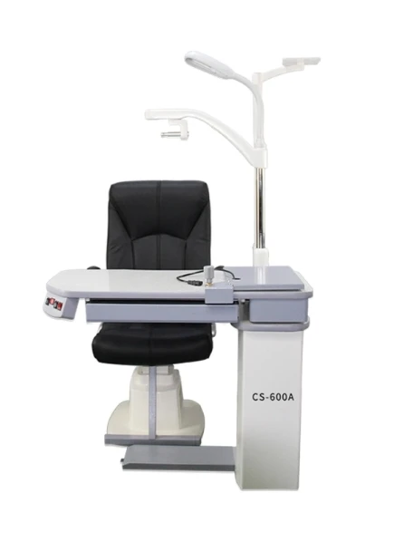 CS-600A Comprehensive Optometry Combination Electric Table and Chair Unit for Ophthalmic Instruments and Medical Equipment