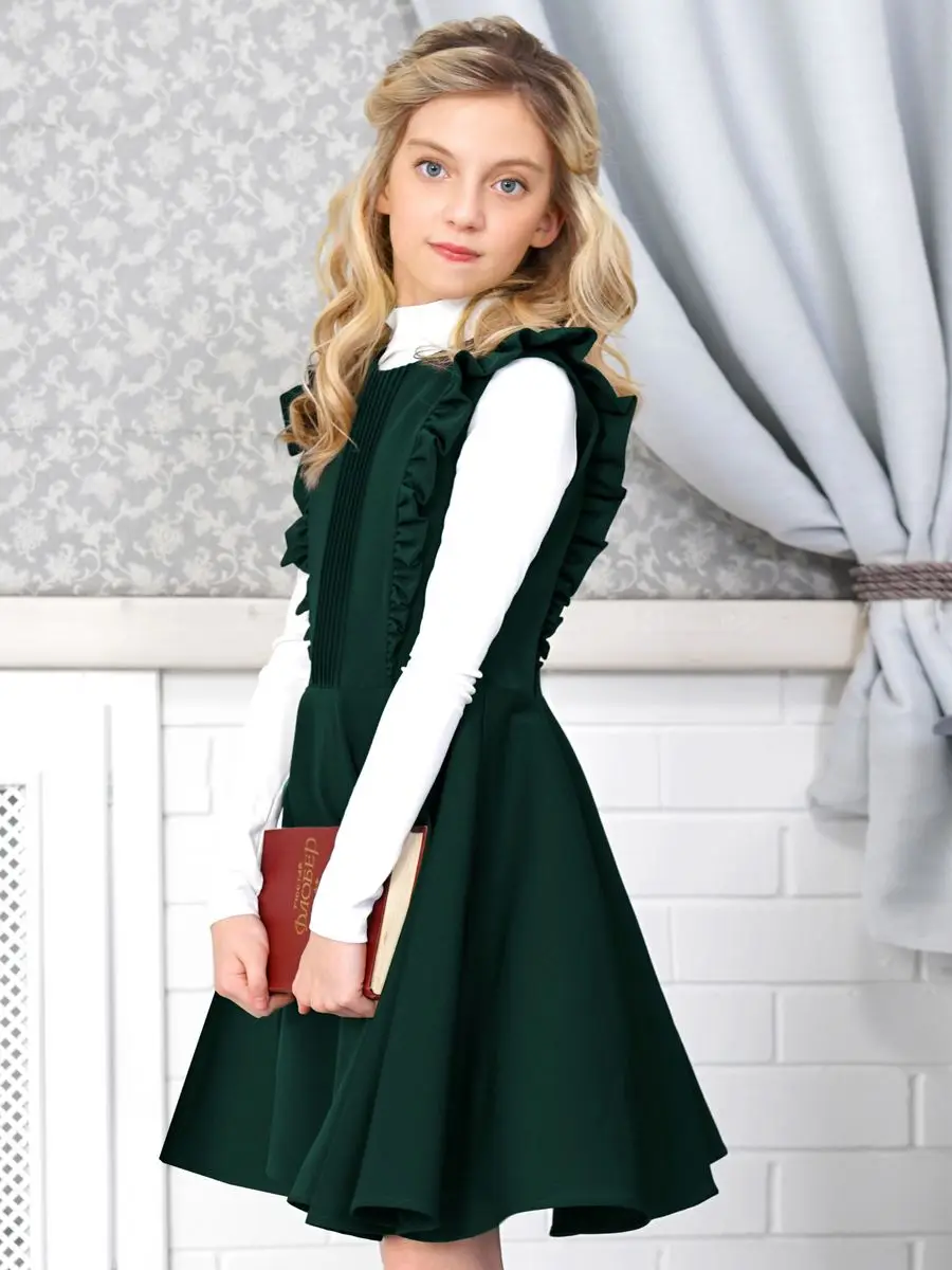 Custom Formal Kids Dress Pleated Girls School Uniform For Girls Jumper ...