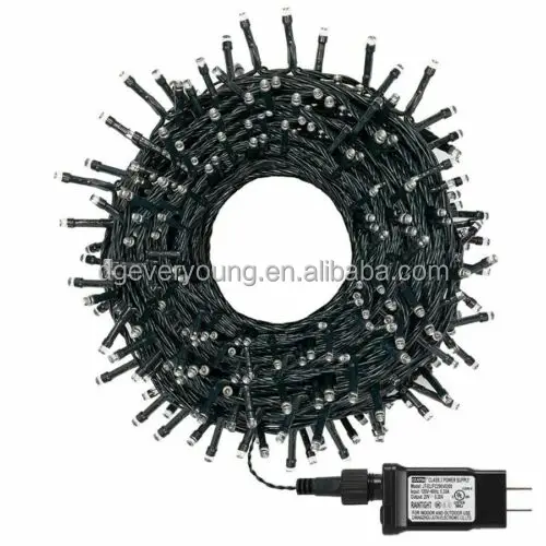 Rubber Cable RGYB LEDs Cluster String Fairy Lights Holiday Christmas  Wedding Party Decorative Lights Decoration Lighting