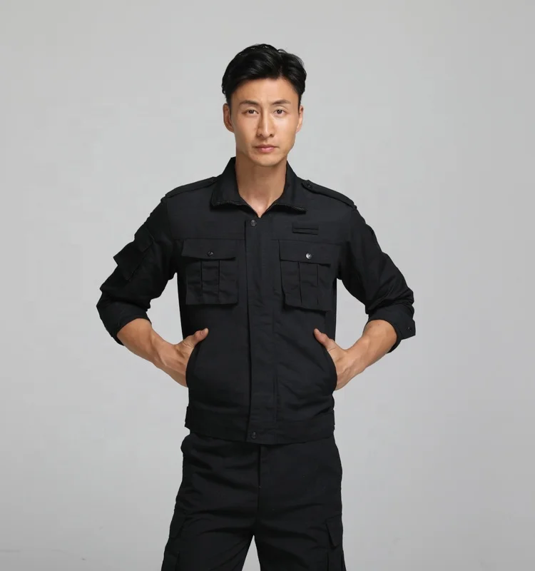 Men's Security Guard Police Black 