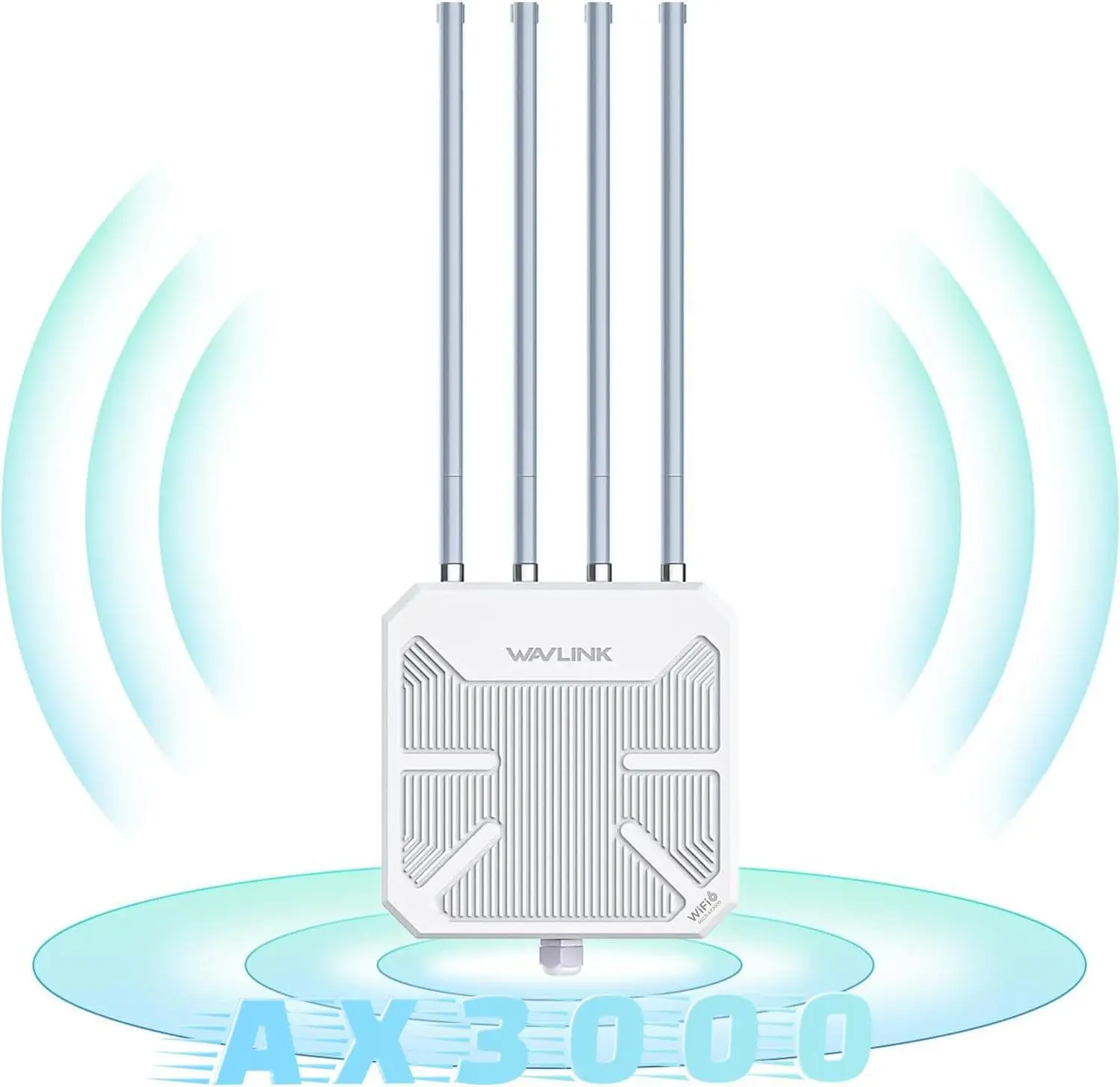 WAVLINK AX3000 WiFi 6屋外ワイヤレスアクセスポイント長距離デュアル