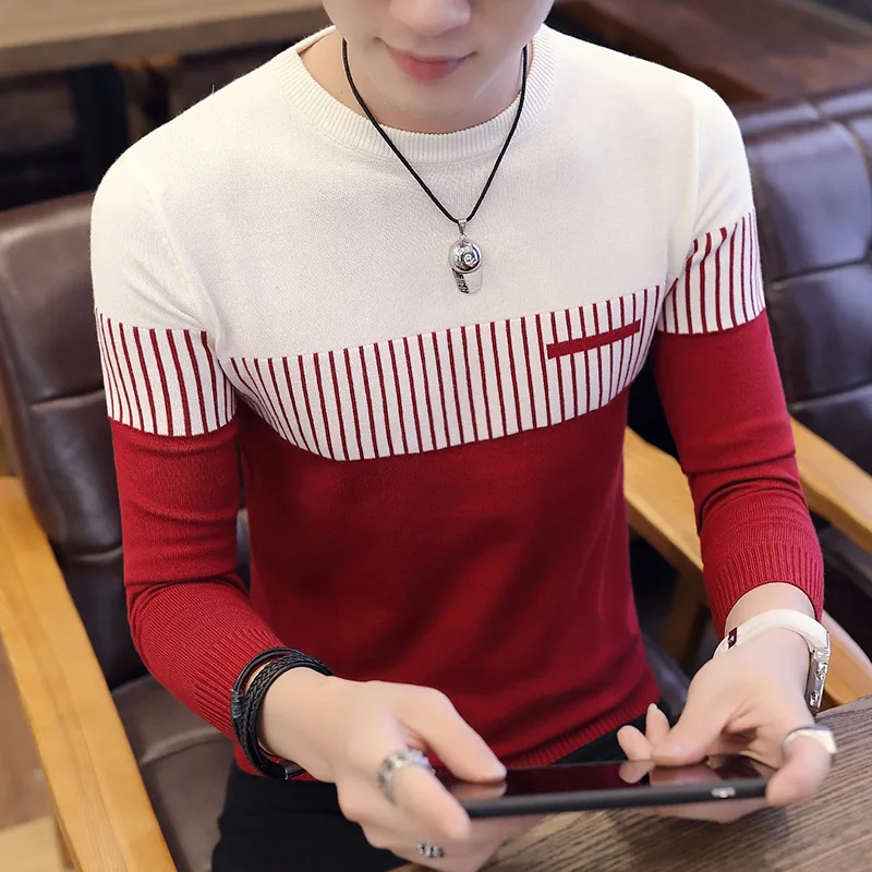 Fashion Sweaters Crewneck Sweaters Soyaconcept Crewneck Sweater red casual look 