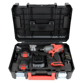 Factory brushless electric wrench new large torque impact wrench lithium charging power tool set