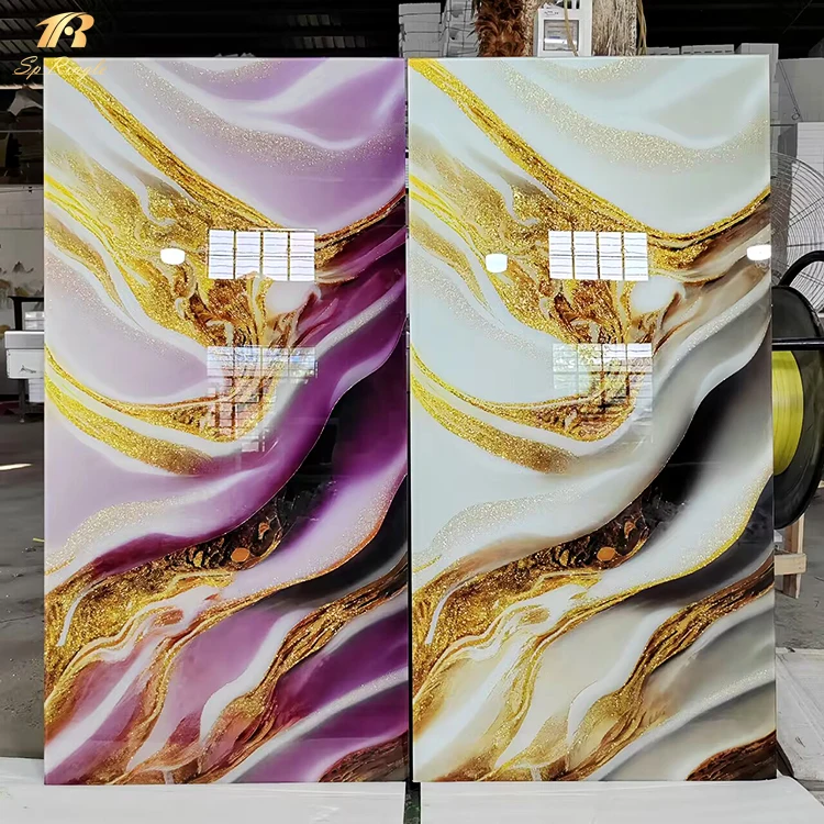 Springletile Foshan Mirror Floor Tiles for Hotel Gold Ceramic Polish Glossy Living Rooms Interior Luxury Vitrified Tiles