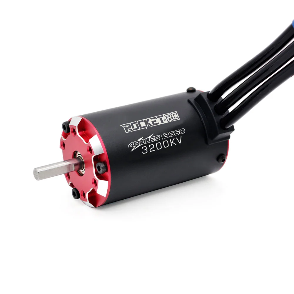Rocketrc V2 Supersonic Brushless 3665 Dc Motor Temp Sensor For 1/10