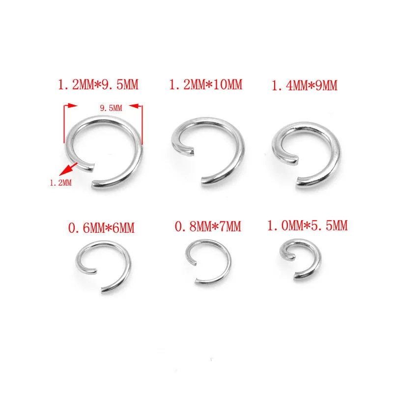 stainless steel jump ring diy jewelry