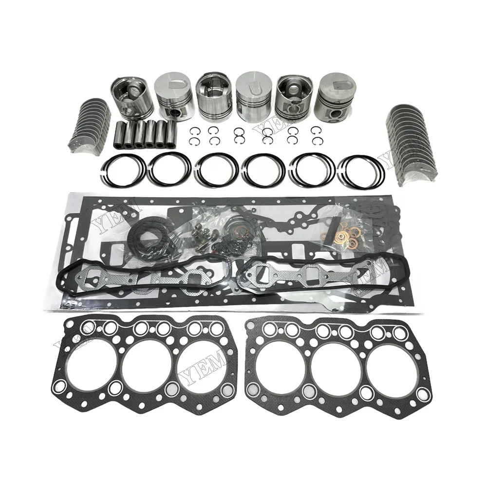 S6E2 Piston&Ring&Gasket Kit&Bearing for Mitsubishi Forklift S6E2 98mm