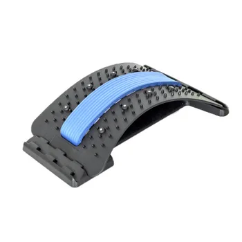 Hot Sale Lower Back Stretcher with Magnetic Acupressure Points Multi Level Lumbar stretching device for Relieve Back Pain