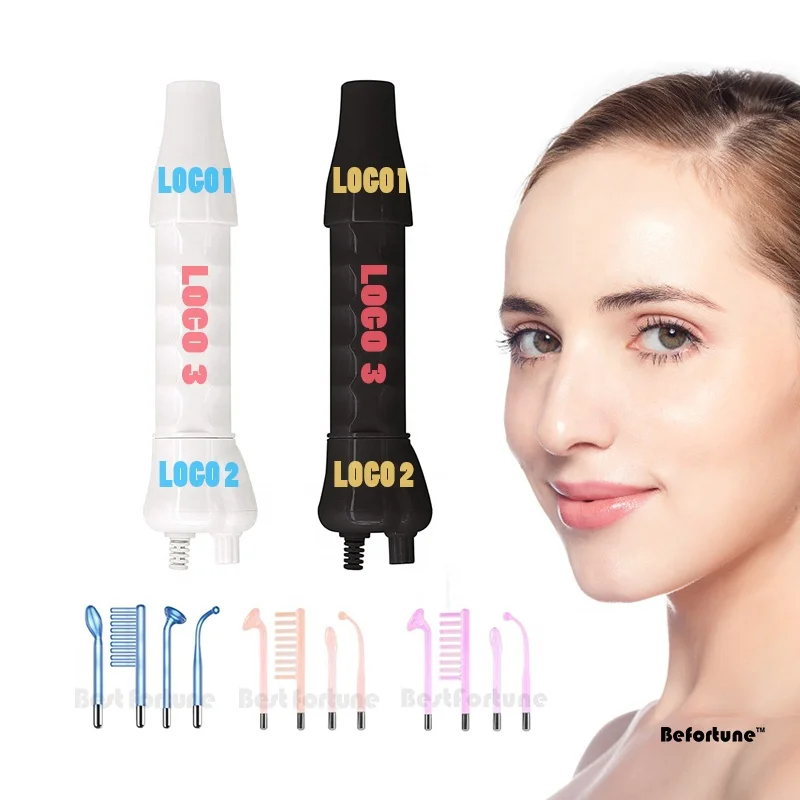 Portable Electrodes Skin Therapy Beauty Ozone Equipment Massager Wand