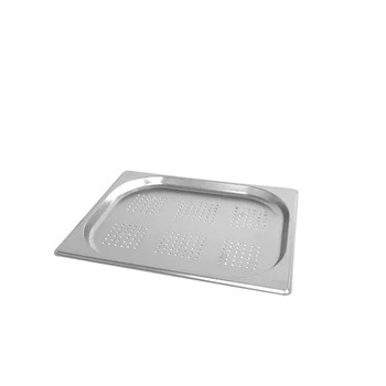 Buphex Stainless steel 201 Punch Perforated 1/2 Standard GN Pan Superior Quality Kitchen Equipment Catering Commercial Wholesale