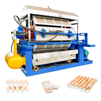 Popular High Efficiency Waste Paper Recycling Egg Tray Molding Machine Pulp Molding Machine