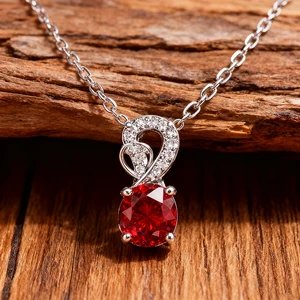 Moissanite Pendant Necklace 1ct Moissanite Elegant and Luxurious Jewelry for Women