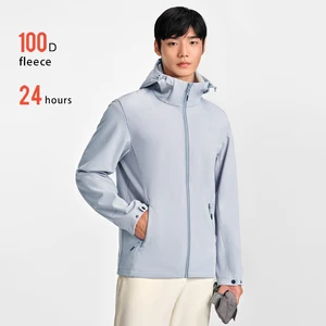 PELLIOT Outdoor Trekking Windproof Breathable Lightweight Biker Plus Size Mens Soft Shell Jacket Windbreaker