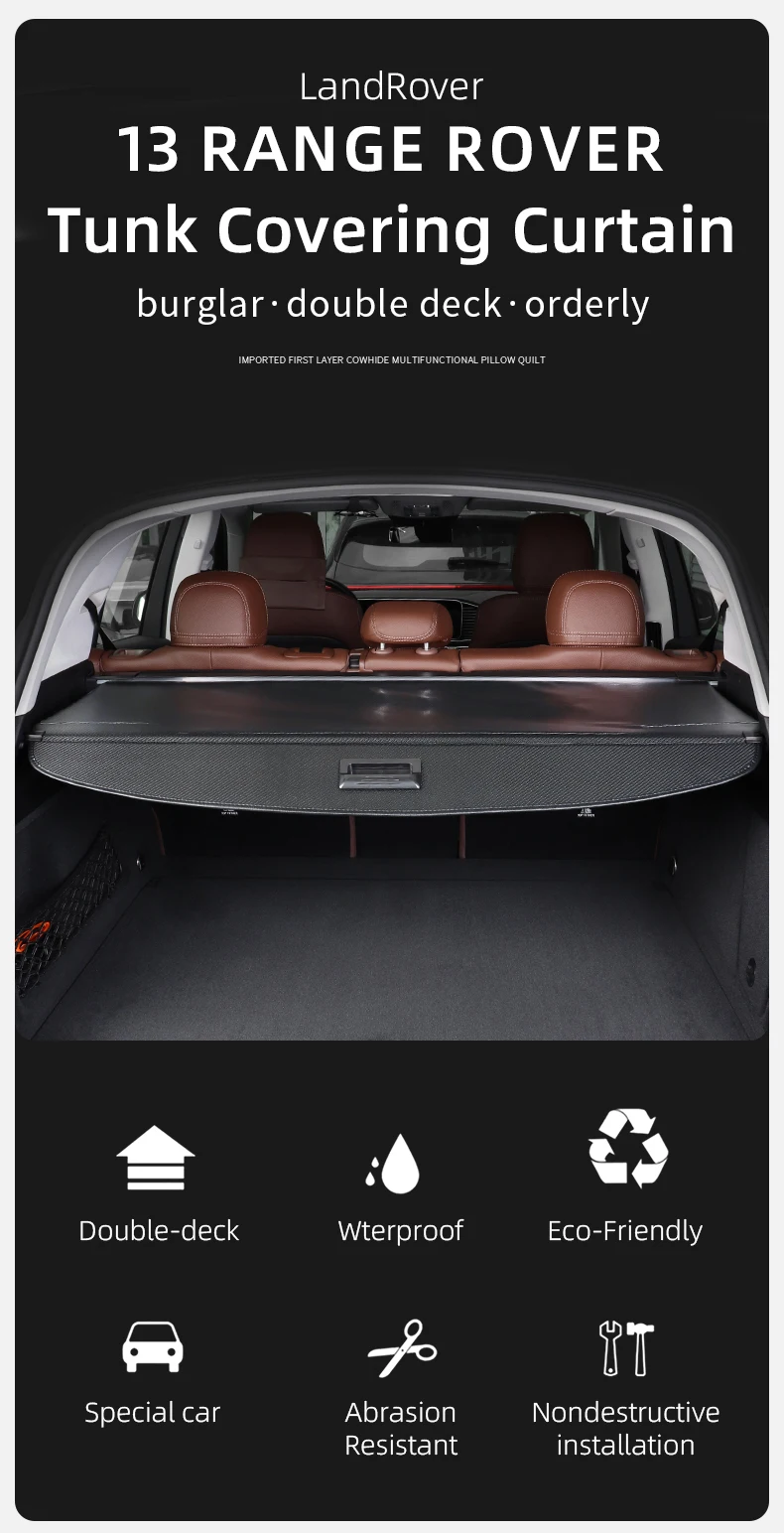 Car Retractable Cargo Cover for Toyota for Land for Cruiser for Prado