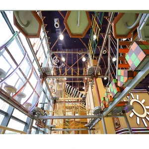 One Stop Service Custom Dynamic High Kids Play Park Equipment Children Indoor Playground Soft Entertainment Solutions Factory