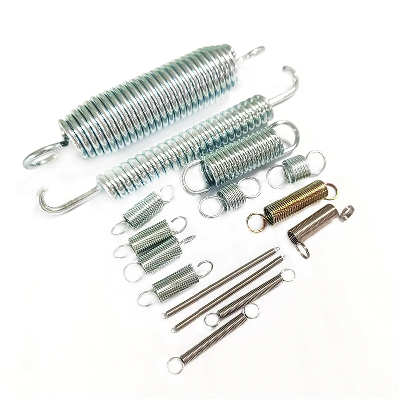Double Hook Metal Spring Continuous Length Extension Springs Custom Stainless Steel Tension Spring 3mm for Lawn Mower