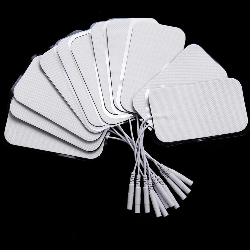 TENS EMS Electrode Stickers Physiotherapy Massager Nerve Muscle Stimulator Conductive Gel