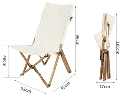 Outdoor wholesale custom fishing camping folding BBQ picnic chair oxford cloth holiday leisure chair