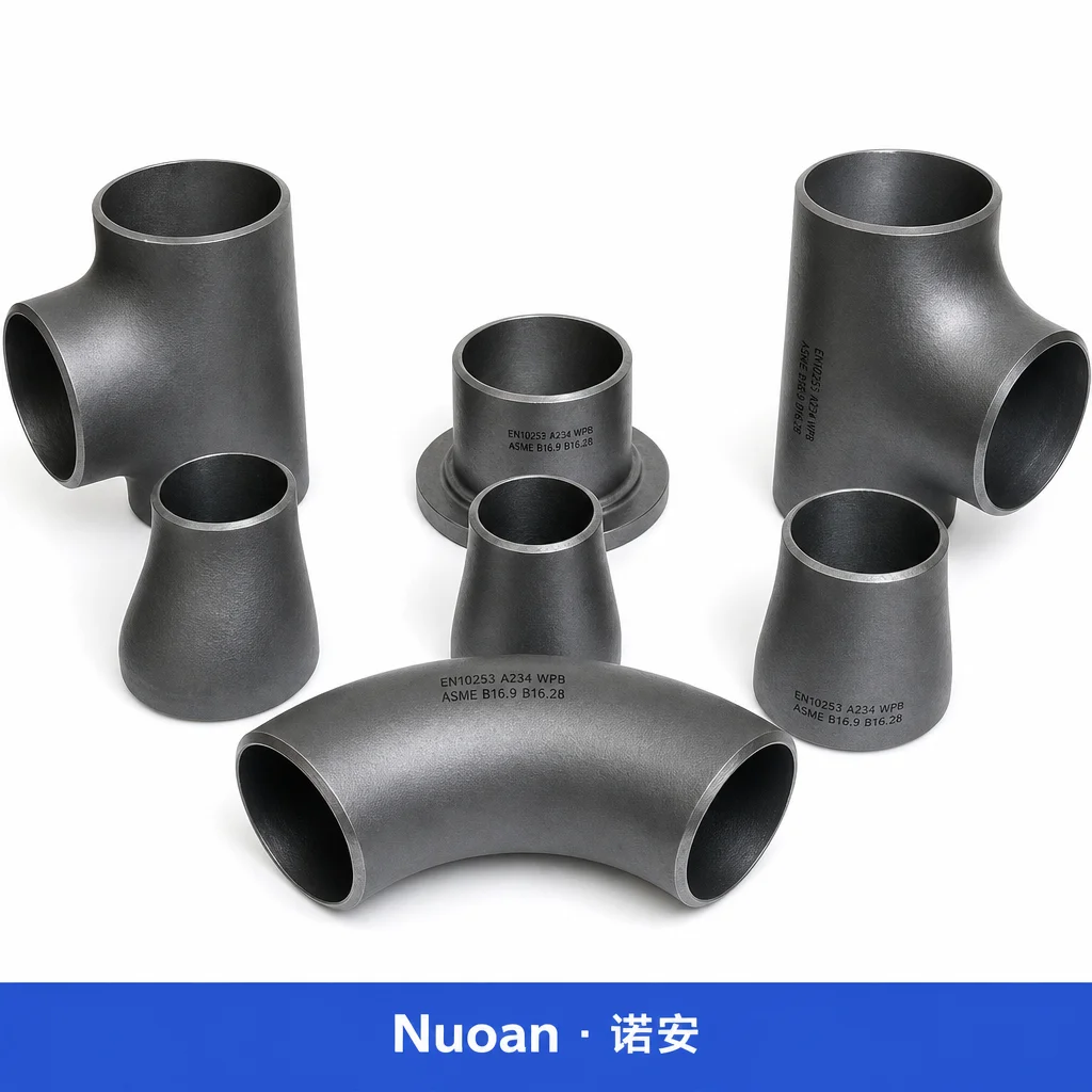 EN10253 A234 WPB 接头 ASME B16.9 B16.28 Reuder 盖弯头三通