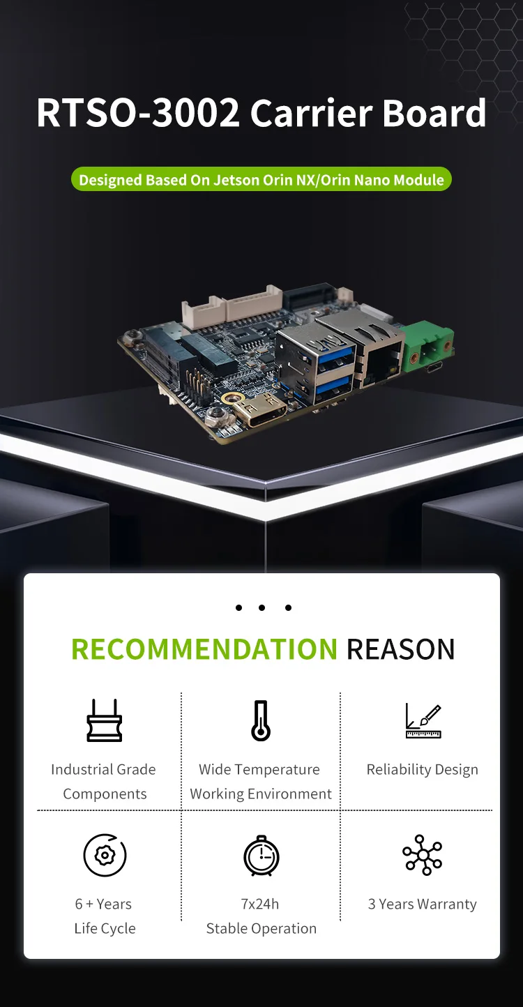 Realtimes Support Jetson Orin Nano Enclosure Orin Nano 4g Rtso 3002 Carrier Board For Nvidia 7892