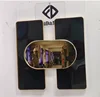 GOLD FRAME BLACK ACRYLIC AND GOLD  CENTER MIRROR FUDA790-40