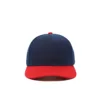 Dark blue and red