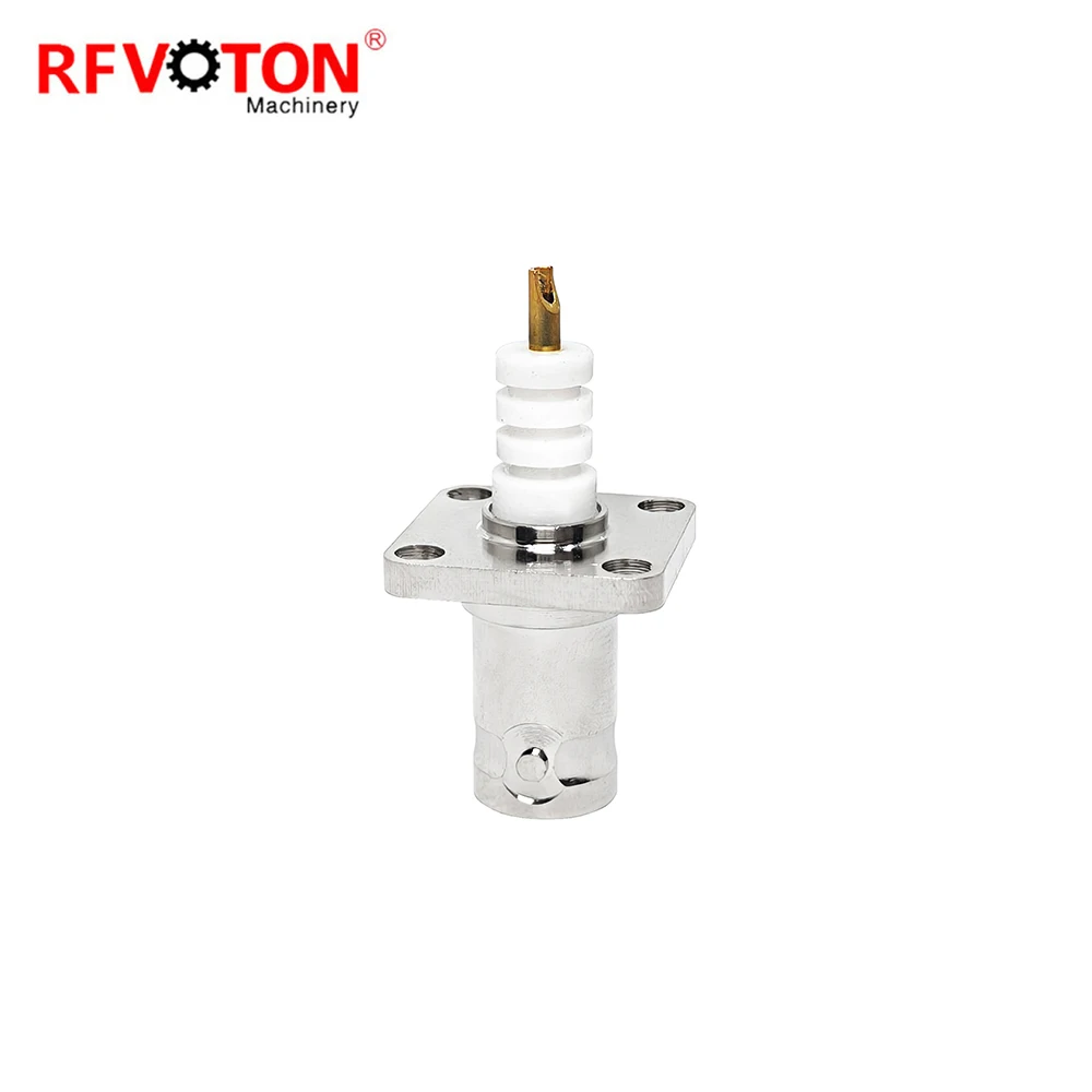 Tovární dodávka MHV 3000V BNC zásuvka ženská, pájecí, svařovací příruba, panelový RF koaxiální kabel, koaxiální (RF) konektor, konektory