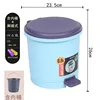 6.8L blue inner bin with 40 garbage bags