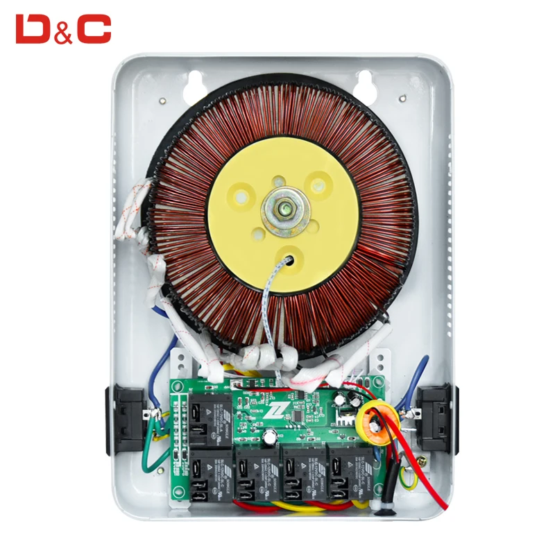 ShangDe Low Power Stabilizers 0.5KVA 1.5KVA 2KVA Automatic Voltage Regulators for PC TV WIFI