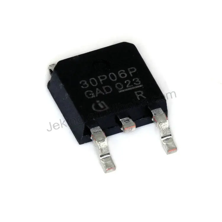 
 Jeking Transistors MOSFET P-CH 60V 30A SPD30P06PG TO-252 IC 30P06P  