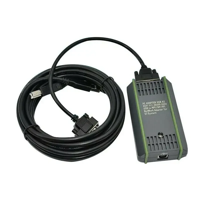 New Original 6GK1571-0BA00-0AA0 MPI programming cable. Stable data communication, connects PLC and computer for program downloading & debugging, anti-interference durable, applied to S7 series industrial controller