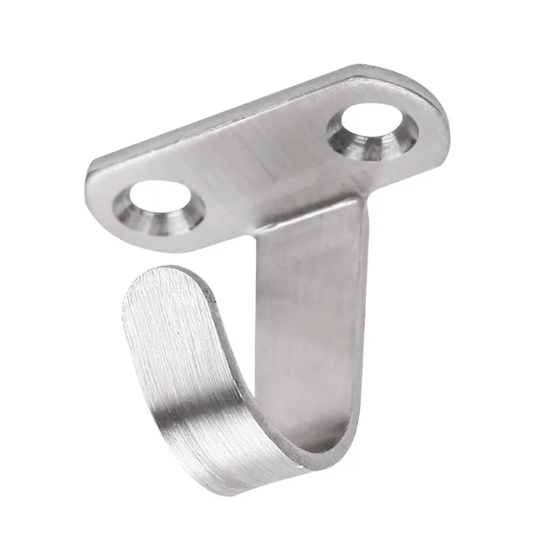 NearMoon Edelstahl-Deckenhaken 10 Stück, Mattschwarz – Für Handtücher, Bademäntel, Küche, Schrank (Tragkraft 4,5-6,8 Kg)