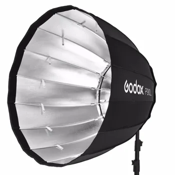 Godox Portable P90L 90CM Deep Parabolic Softbox Bowens Mount Studio Flash Speedlite Reflector Photo Studio Softbox product image