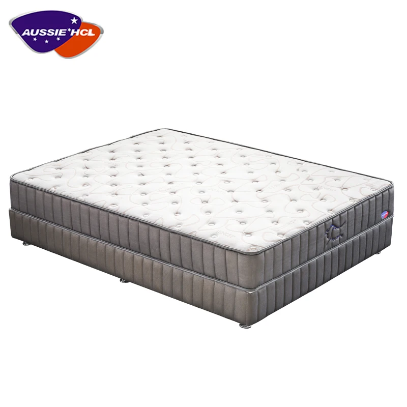 20cm colchones hot sale sleep well twin mattress in a box Luxury gel memory foam pocket spring protector mattresses