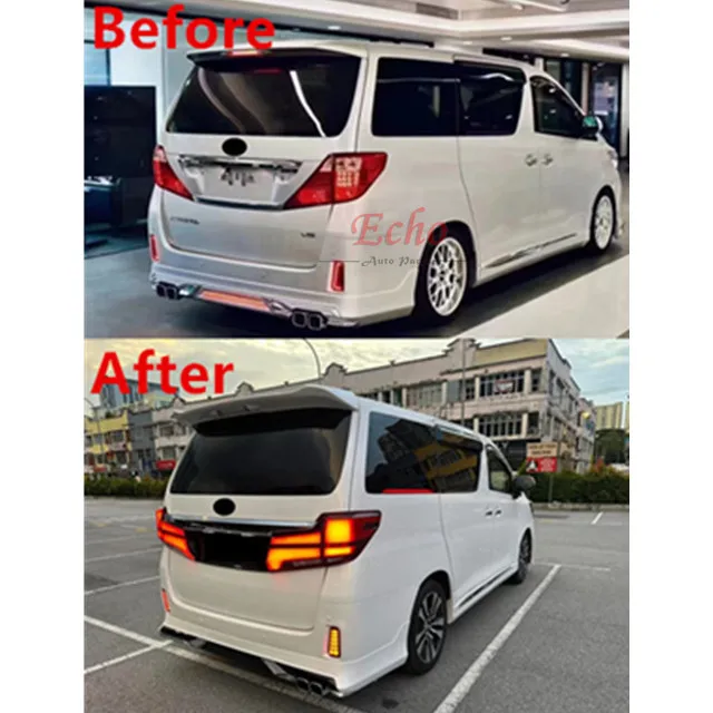 35 Series Design Tail Light for Toyota Alphard 2008-2015 Plug and Play Tail Light for Alphard 20 Series Upgrade to 35 Series