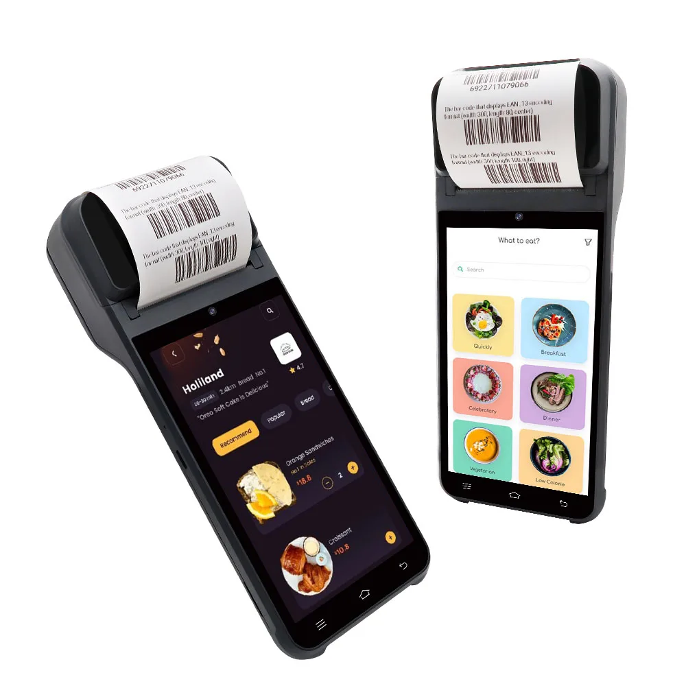 Z92 Android 8.0 Deca çekirdekli ücretsiz SDK el NFC okuyucu barkod